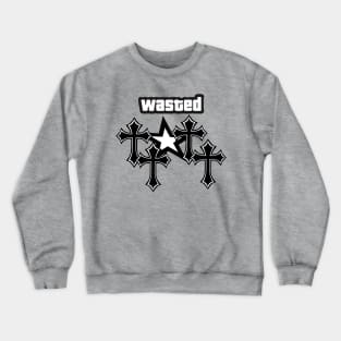 wasted. west cost Crewneck Sweatshirt